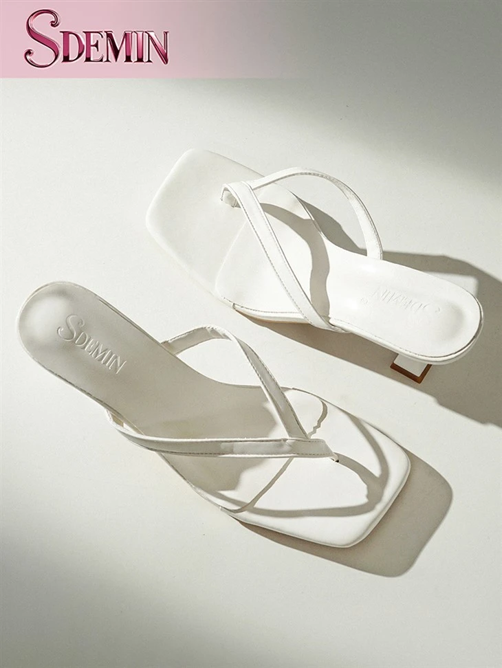 Chunky Heel Slip On Sandals best
