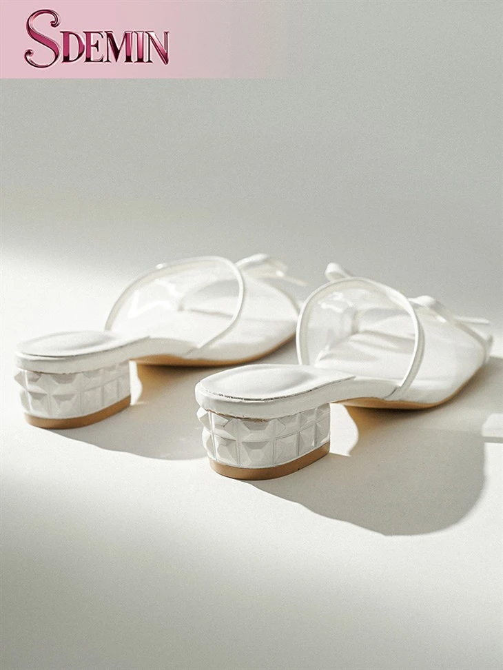 Low Block Heel Slides factory
