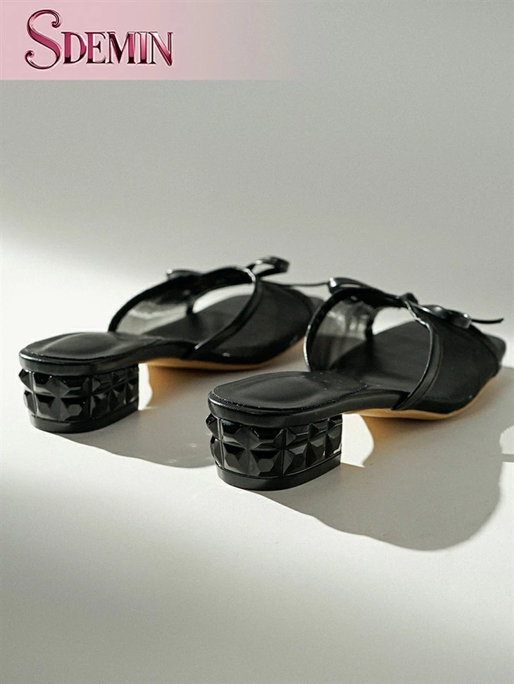 Low Block Heel Slides manufacturers