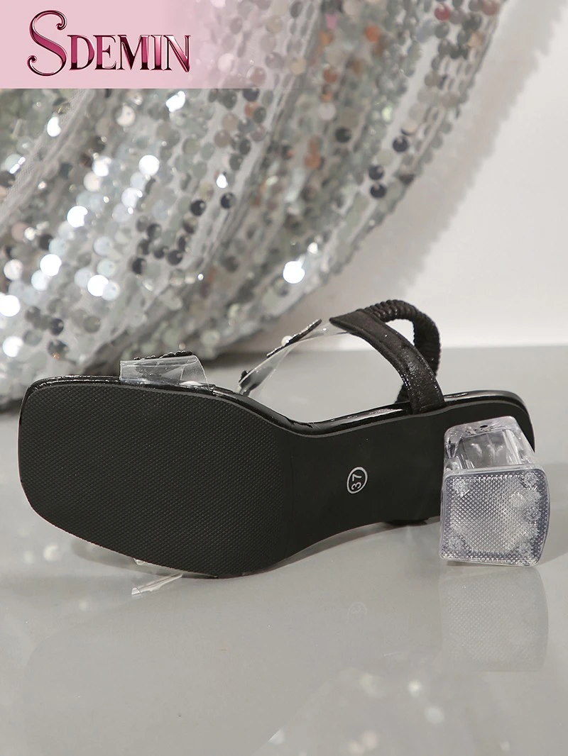 Crystal Block Heel Sandals manufacturers Crystal Block Heel Sandals manufacturers