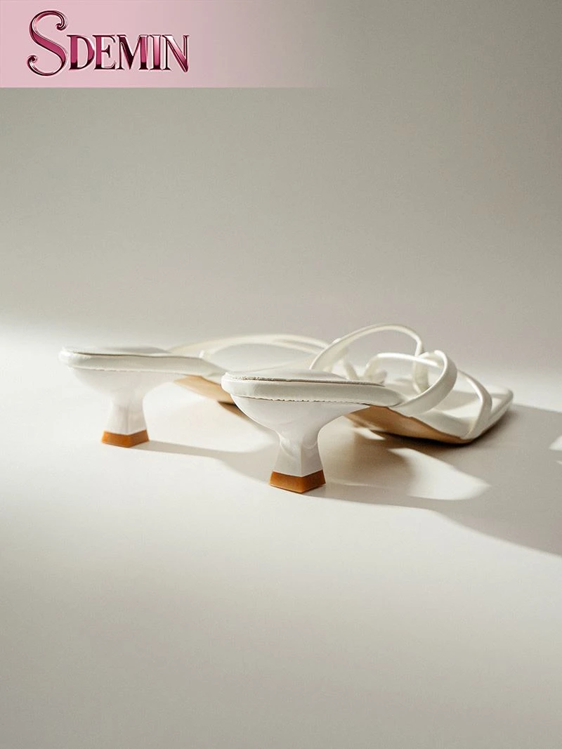 Slide Block Heel Sandals Slide Block Heel Sandals