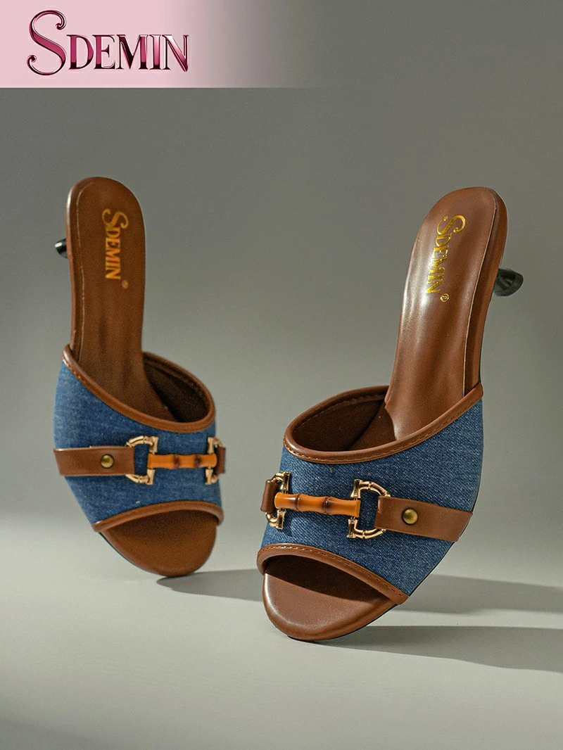 Slides With Block Heel best