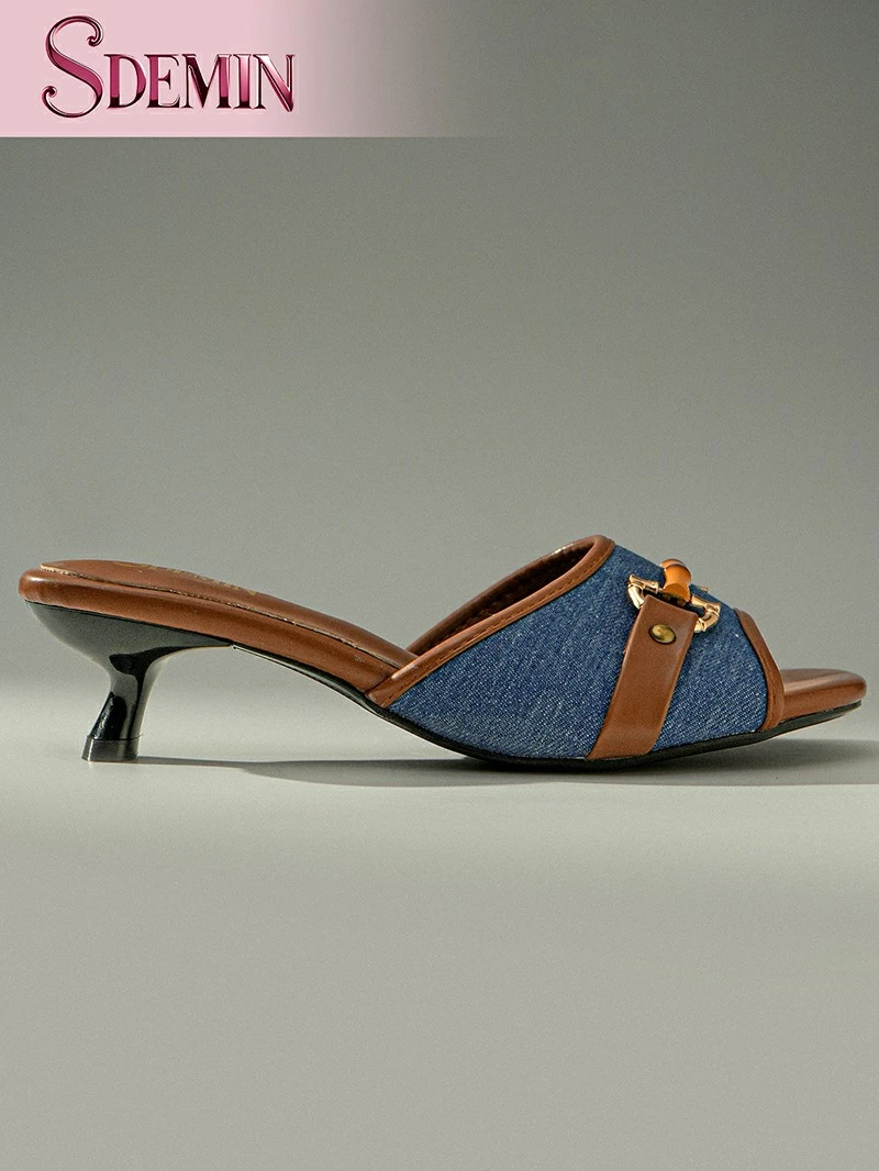 Slides With Block Heel price